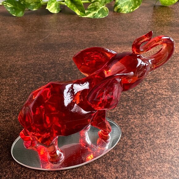 B. Jensen Red Diamond Elephant Figurine - Picture 6 of 11